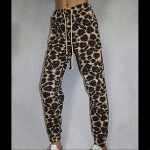 Cheetah Waffle Joggers